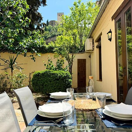 Ferienwohnung Casa Junto A La Alhambra Con Vistas Y Jardin Privado Granada Exterior foto